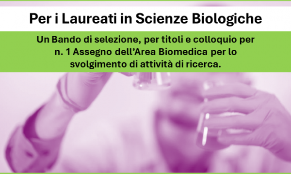BANDO PER i Laureati in Scienze Biologiche.